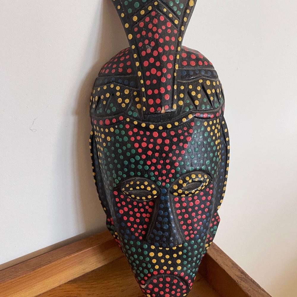 Wooden Painted Mask
